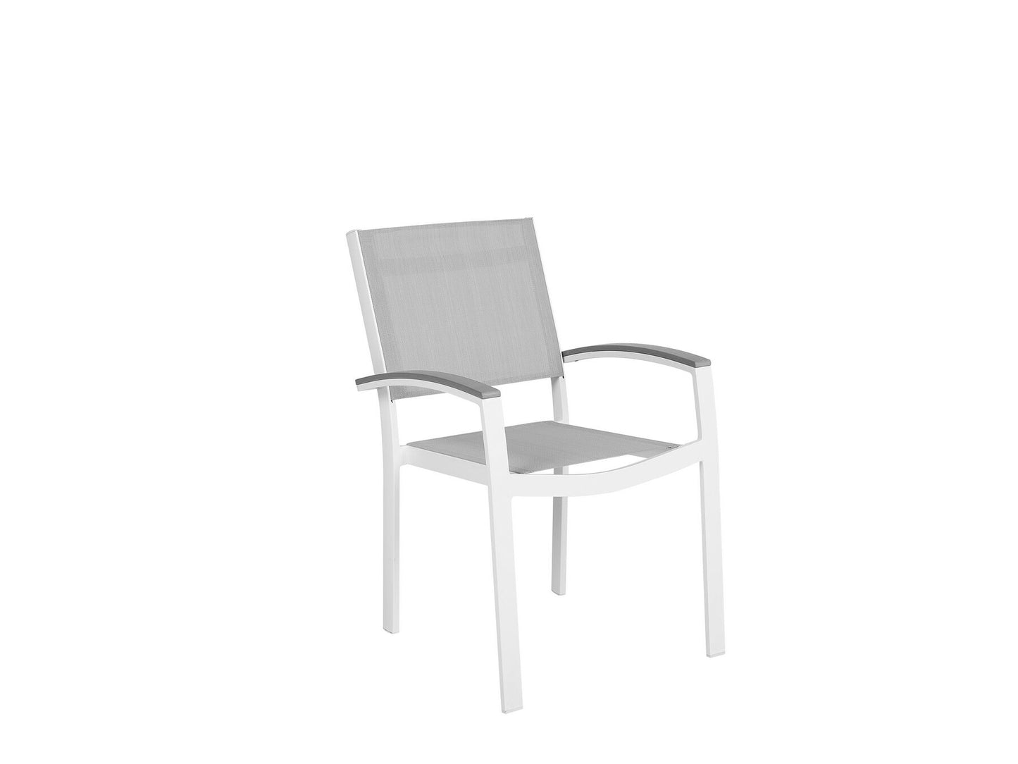 Garden Dining Set 6 Seater PERETA Metal Grey