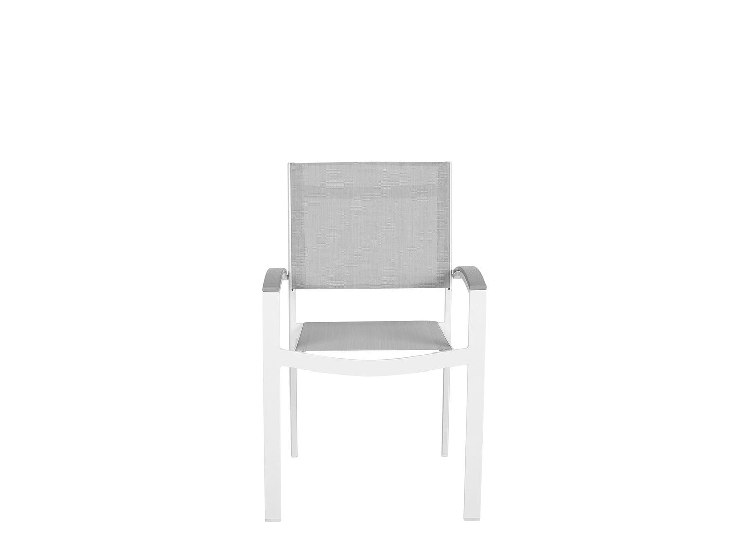 Garden Dining Set 6 Seater PERETA Metal Grey