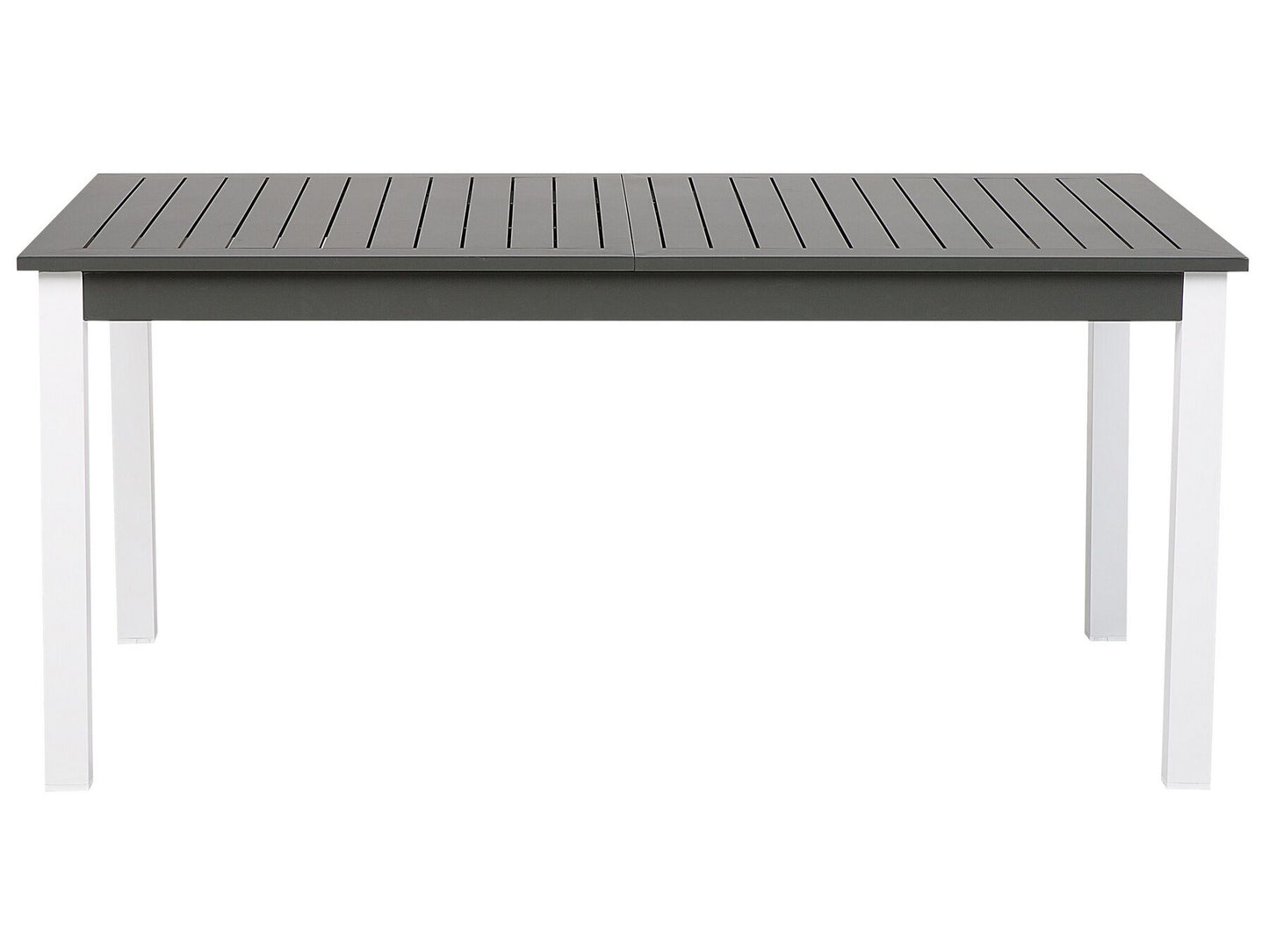 Garden Dining Set 6 Seater PANCOLE with Cushions Metal Grey