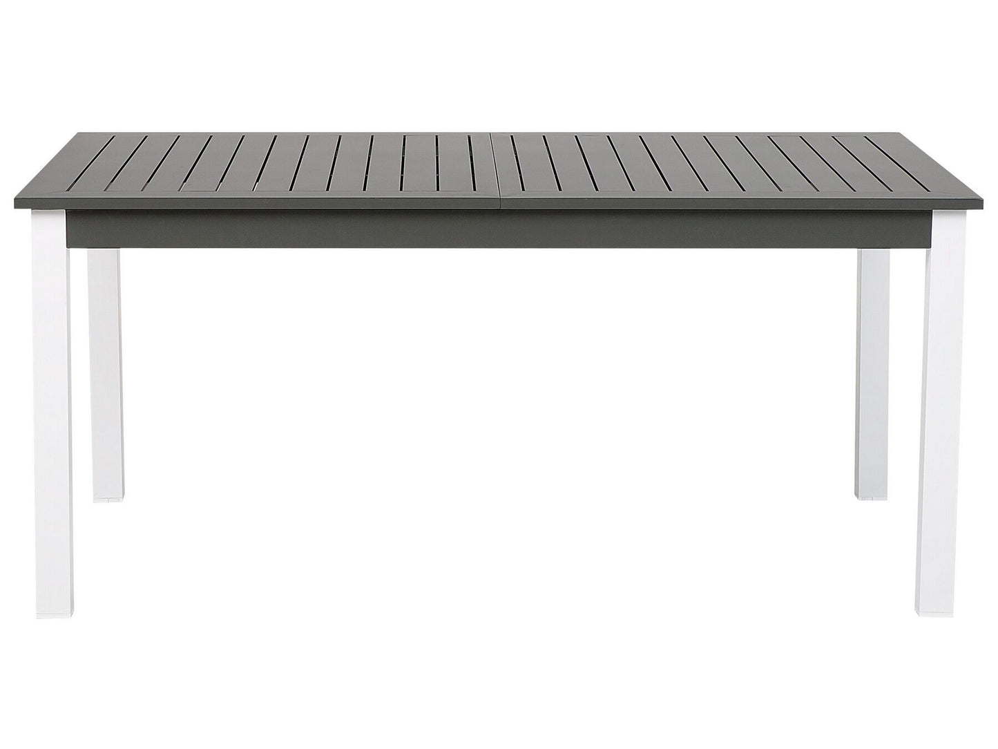 Garden Dining Set 8 Seater PANCOLE with Cushions Metal Grey