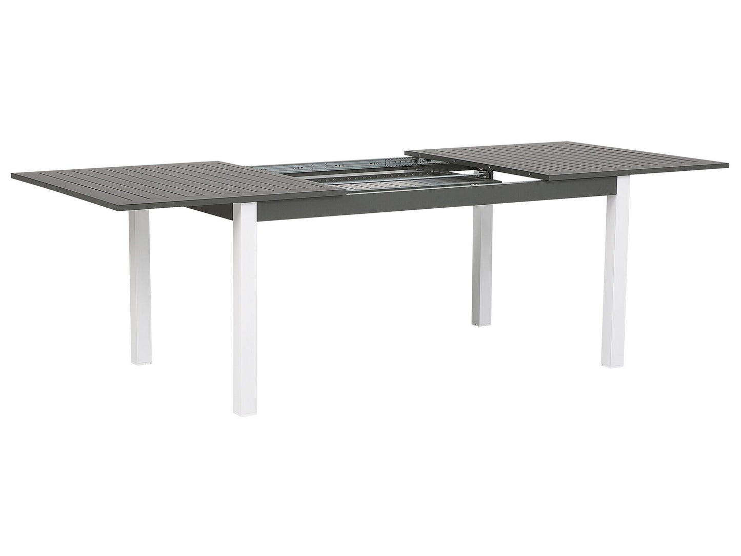 Garden Dining Set 8 Seater PANCOLE with Cushions Metal Grey