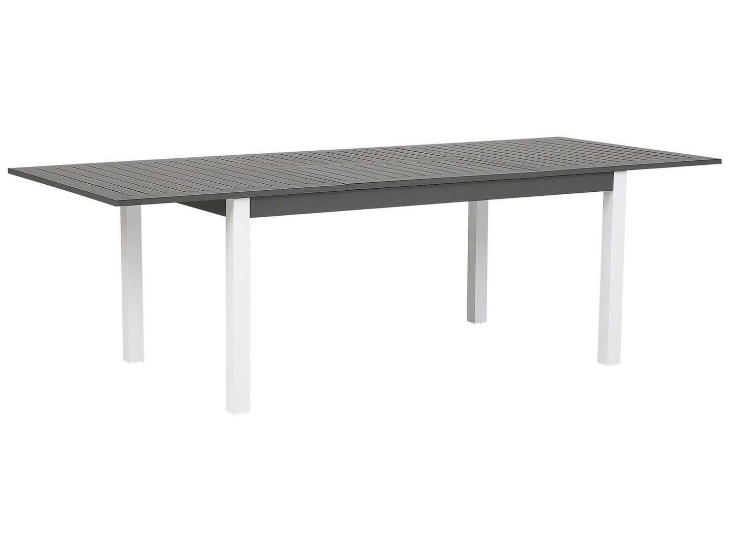 Garden Dining Set 8 Seater PANCOLE with Cushions Metal Grey