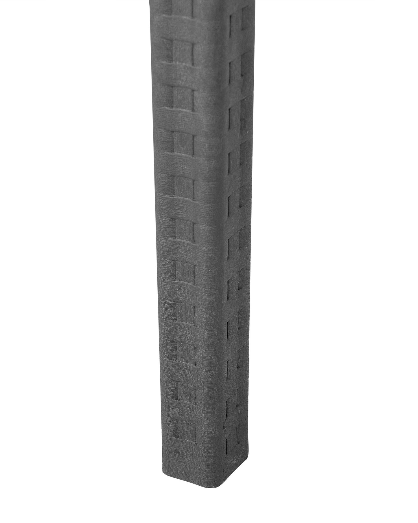 Set of 2 Garden Chairs FOSSANO Synthetic Material Graphite Grey