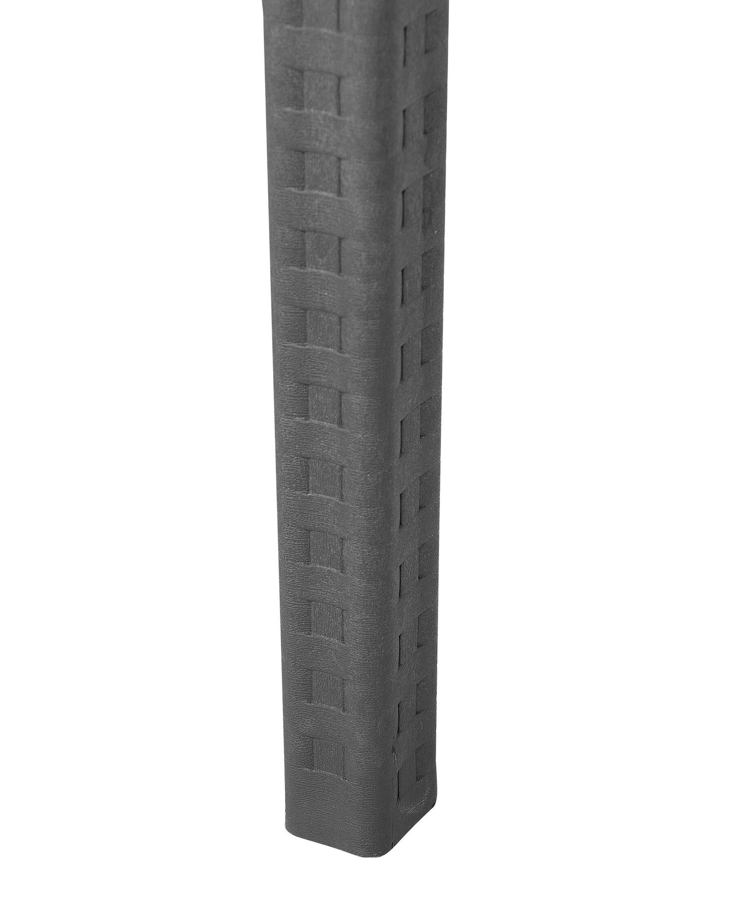 Set of 4 Garden Chairs FOSSANO Synthetic Material Graphite Grey