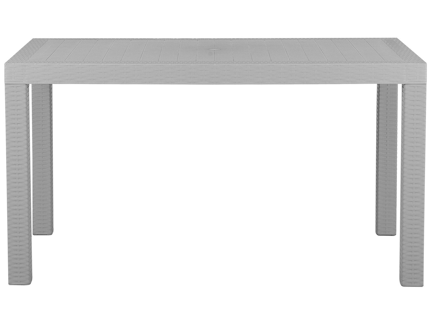 Garden Dining Set 6 Seater FOSSANO Light Grey