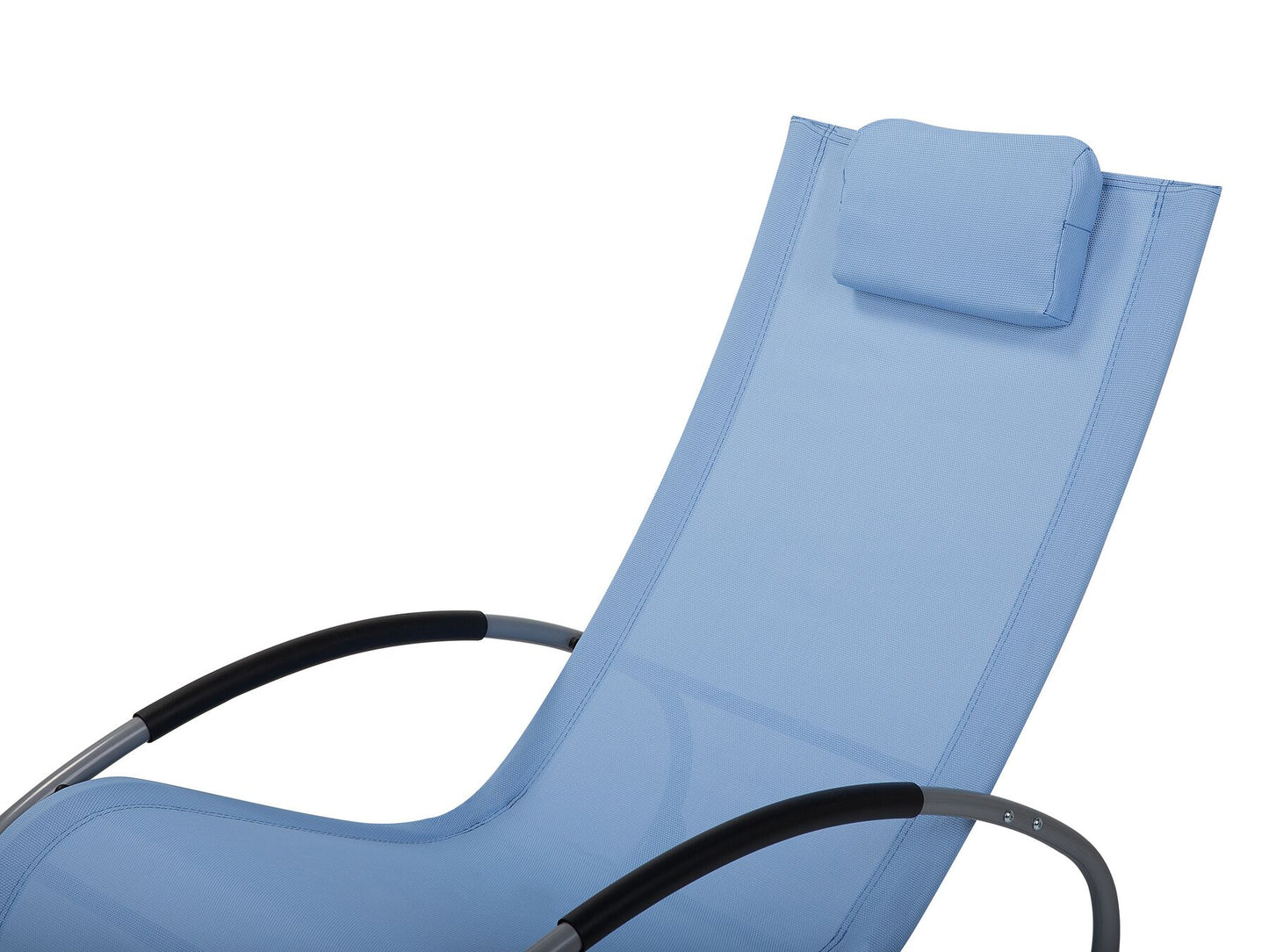 Rocking Sun Lounger Blue CAMPO
