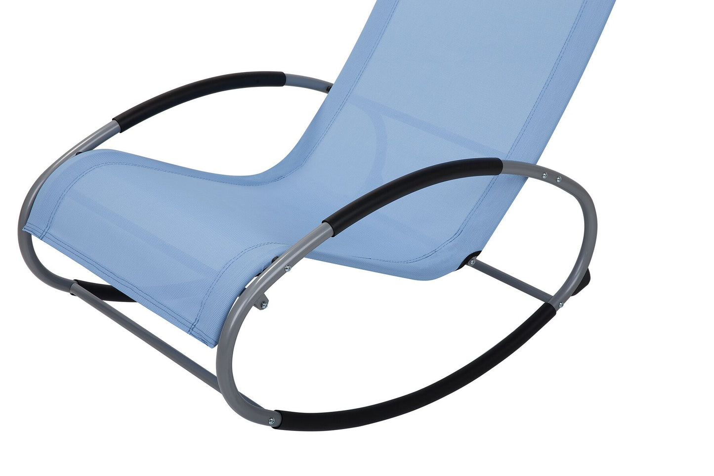 Rocking Sun Lounger Blue CAMPO