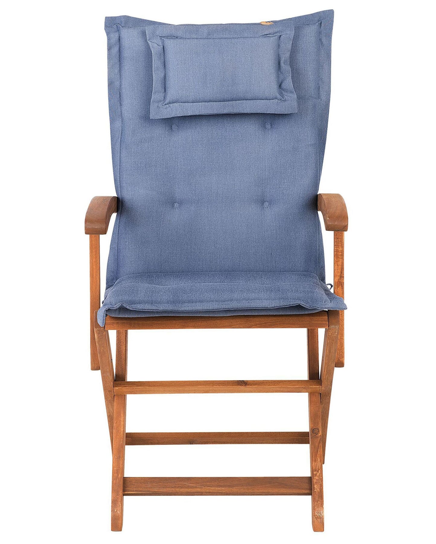 Garden Chair MAUI Acacia Wood Blue