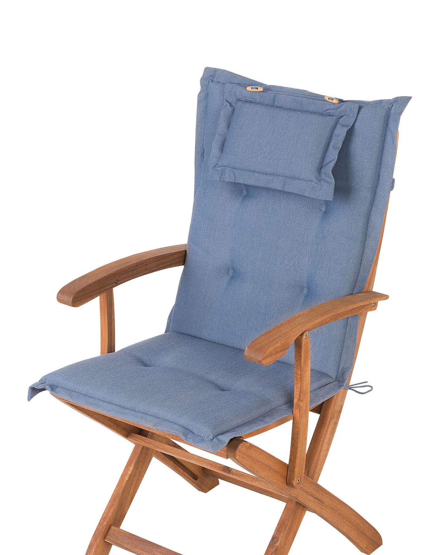 Garden Chair MAUI Acacia Wood Blue