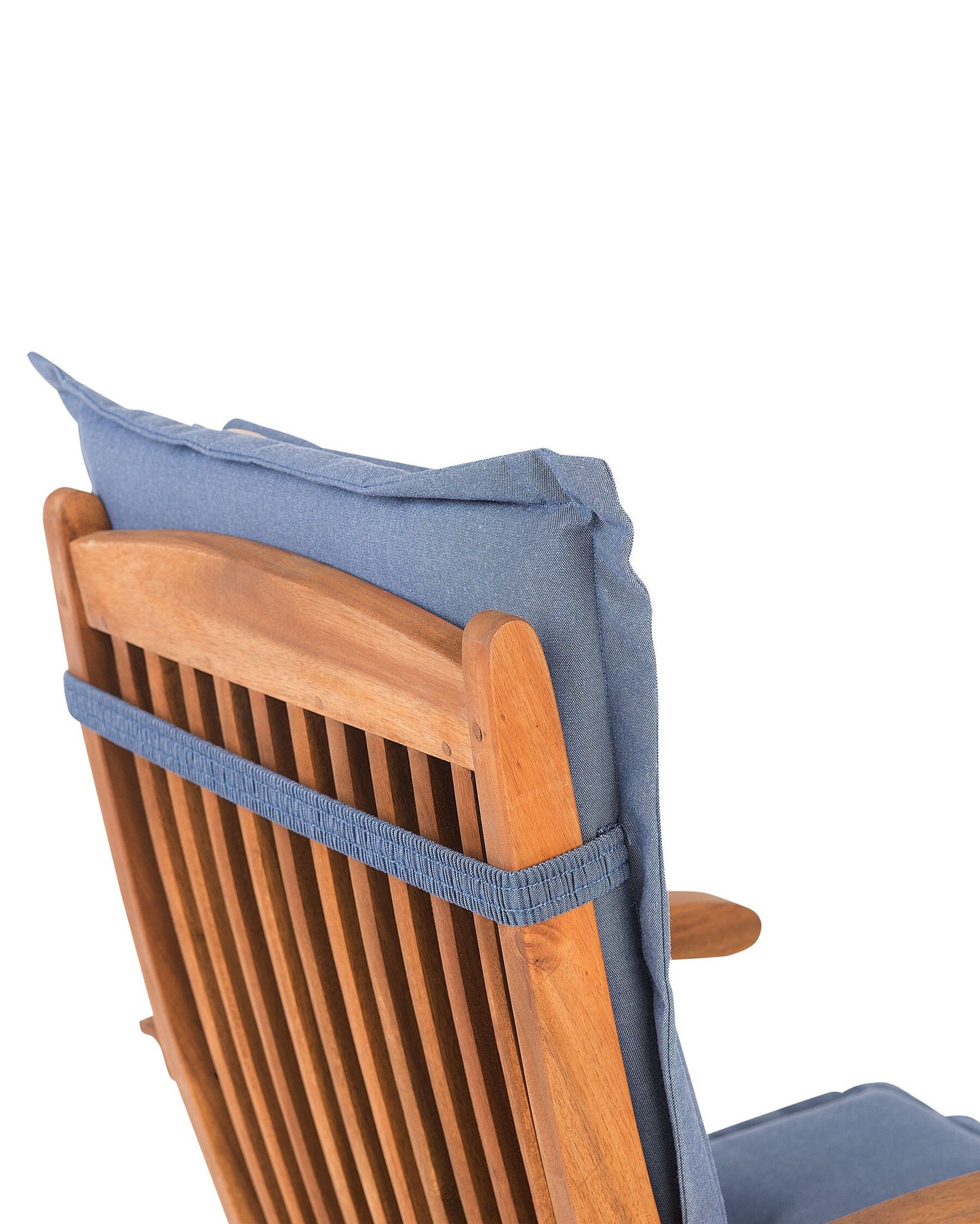 Garden Chair MAUI Acacia Wood Blue