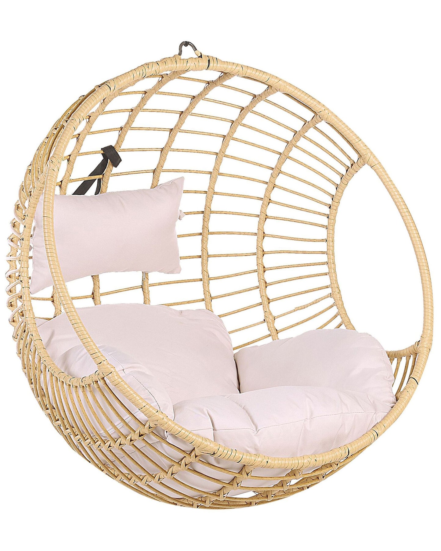 Hanging Chair with Stand Rattan Natural