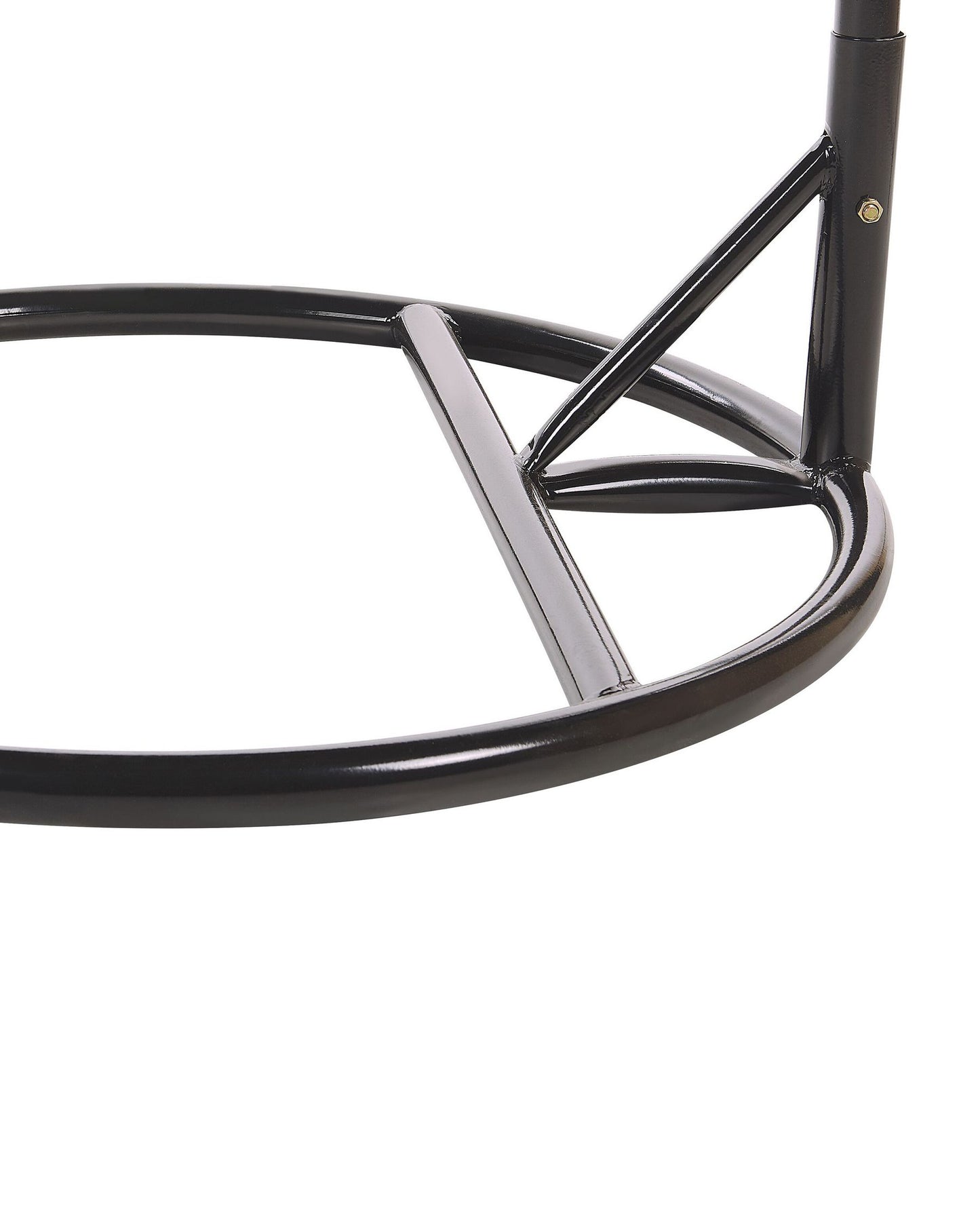 Hanging Chair with Stand TOLLO PE Rattan Grey