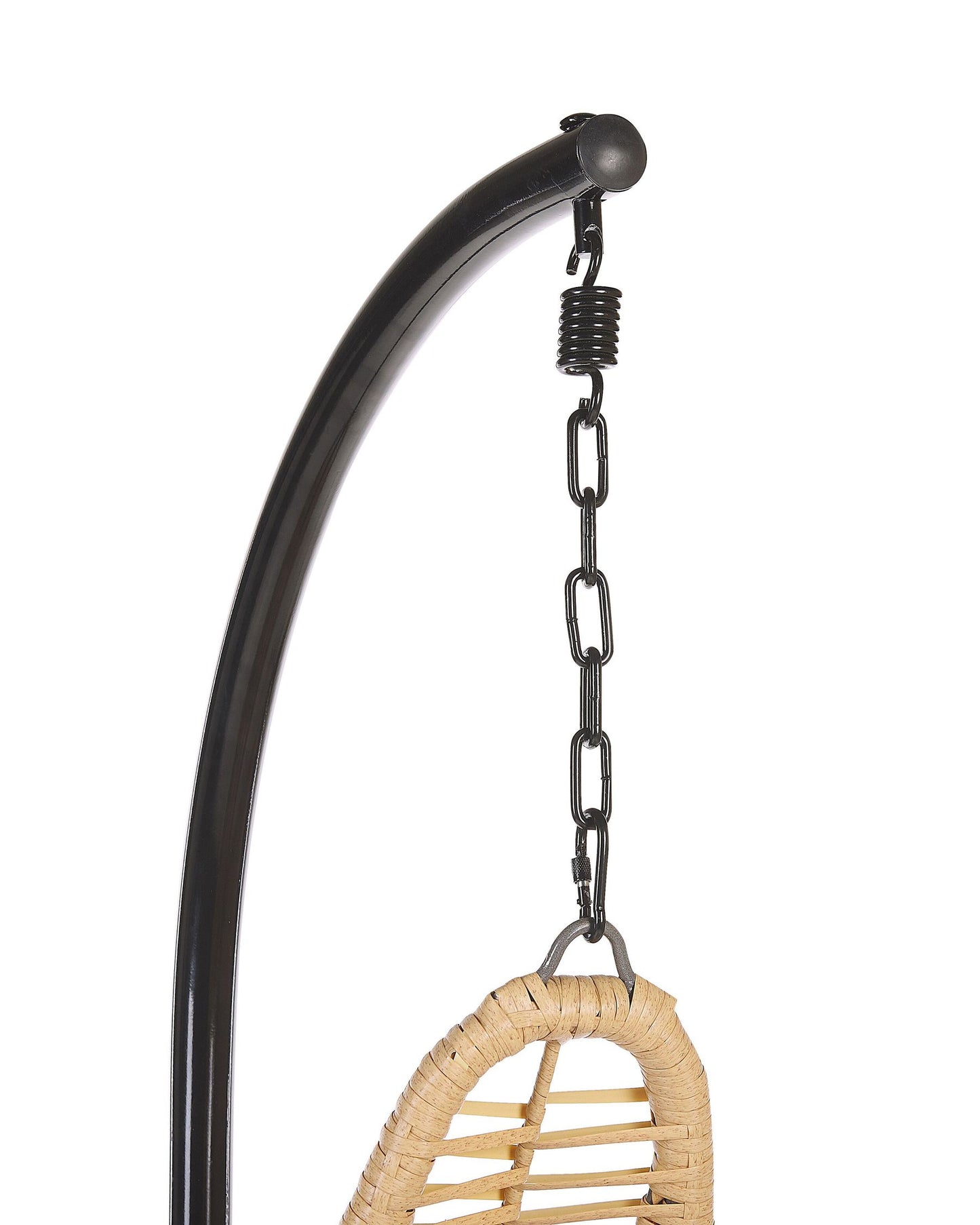 Hanging Chair with Stand ATRI II PE Rattan Natural