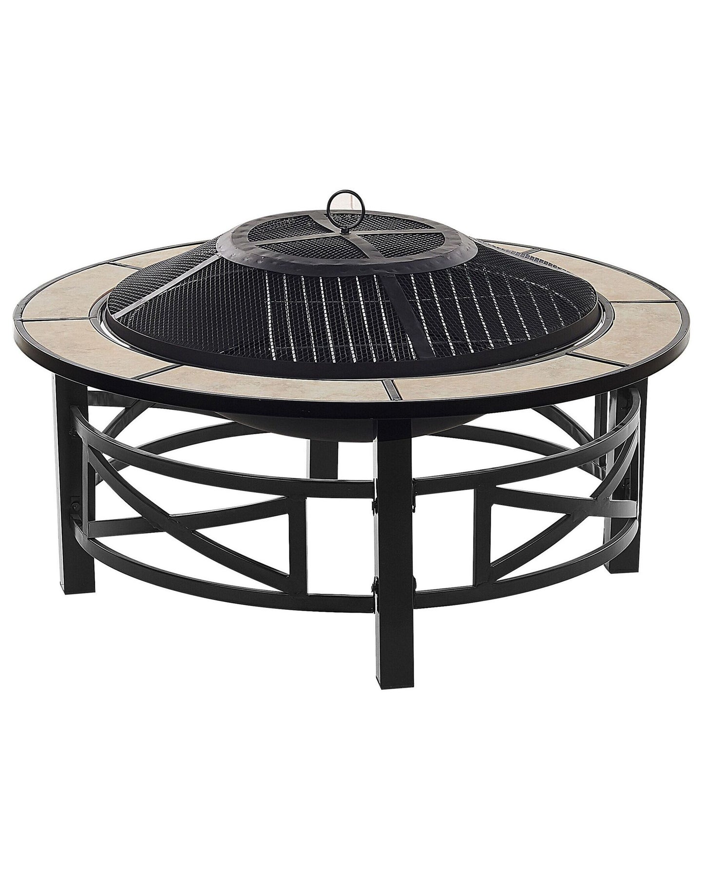 Garden Lounge Set with Table 8 Seater MAESTRO Modular PE Rattan Taupe
