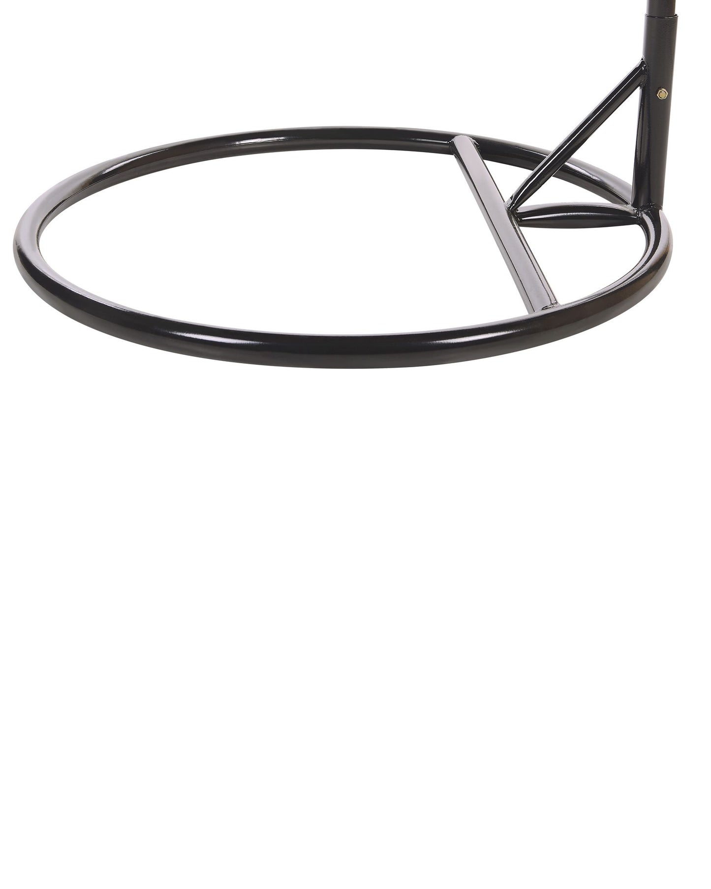 Hanging Chair with Stand PINETO PE Rattan Grey