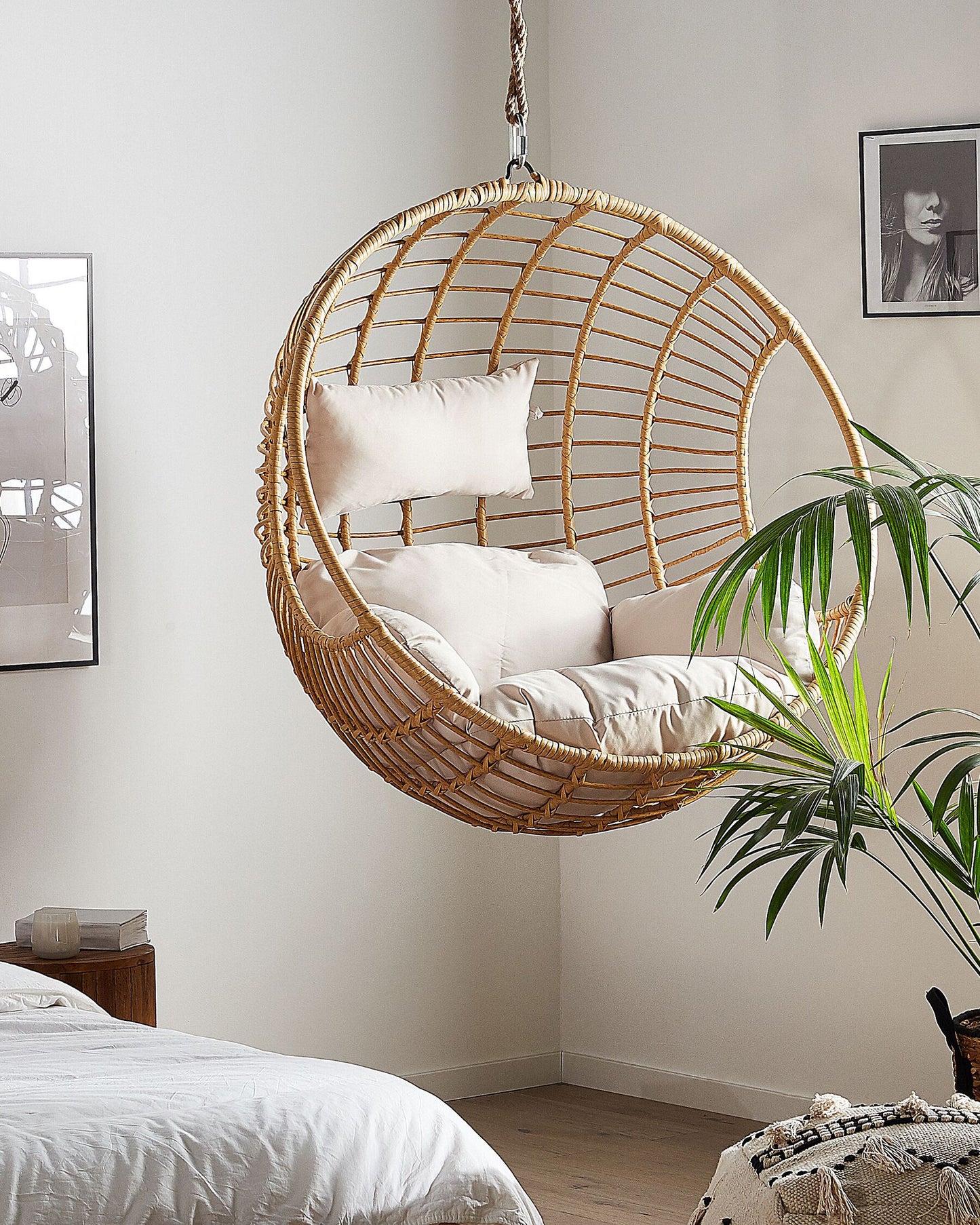 Hanging Chair ASPIO PE Rattan Natural