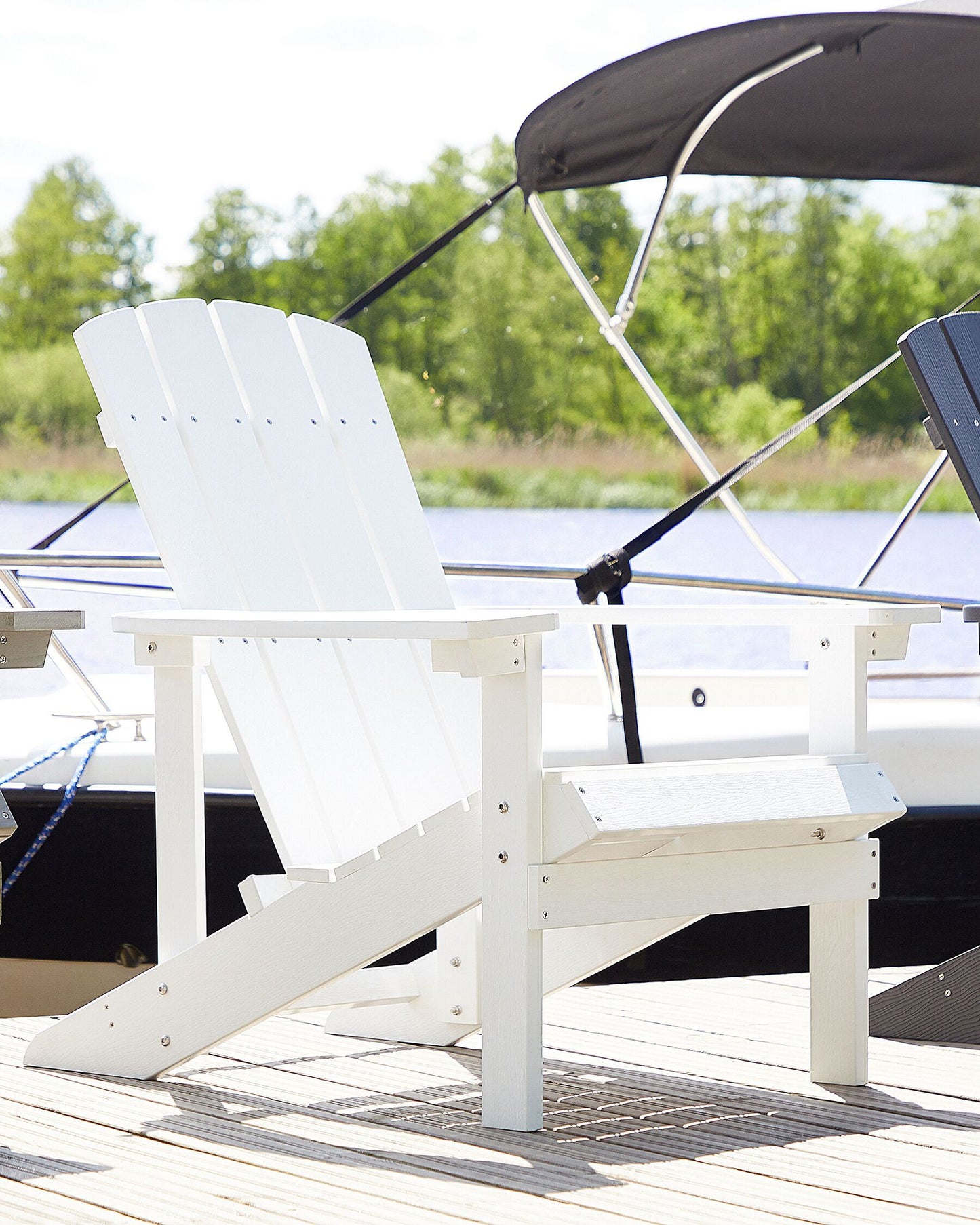 Garden Chair ADIRONDACK White