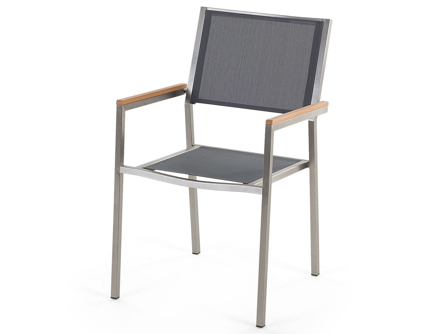 Garden Dining Set 6 Seater GROSSETO Eucalyptus Wood Brown/ Grey