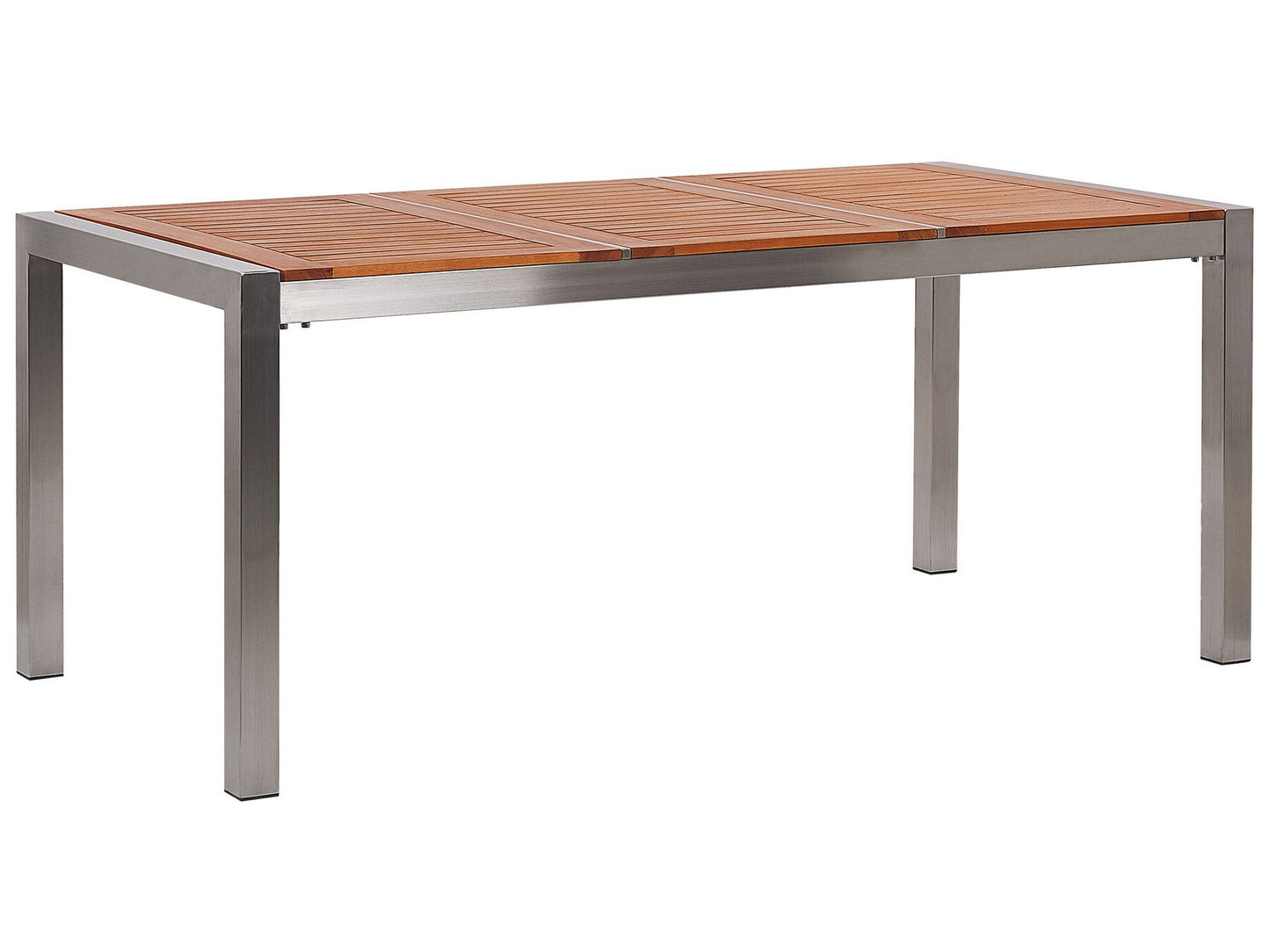 Garden Dining Set 6 Seater GROSSETO Eucalyptus Wood Brown/ Beige
