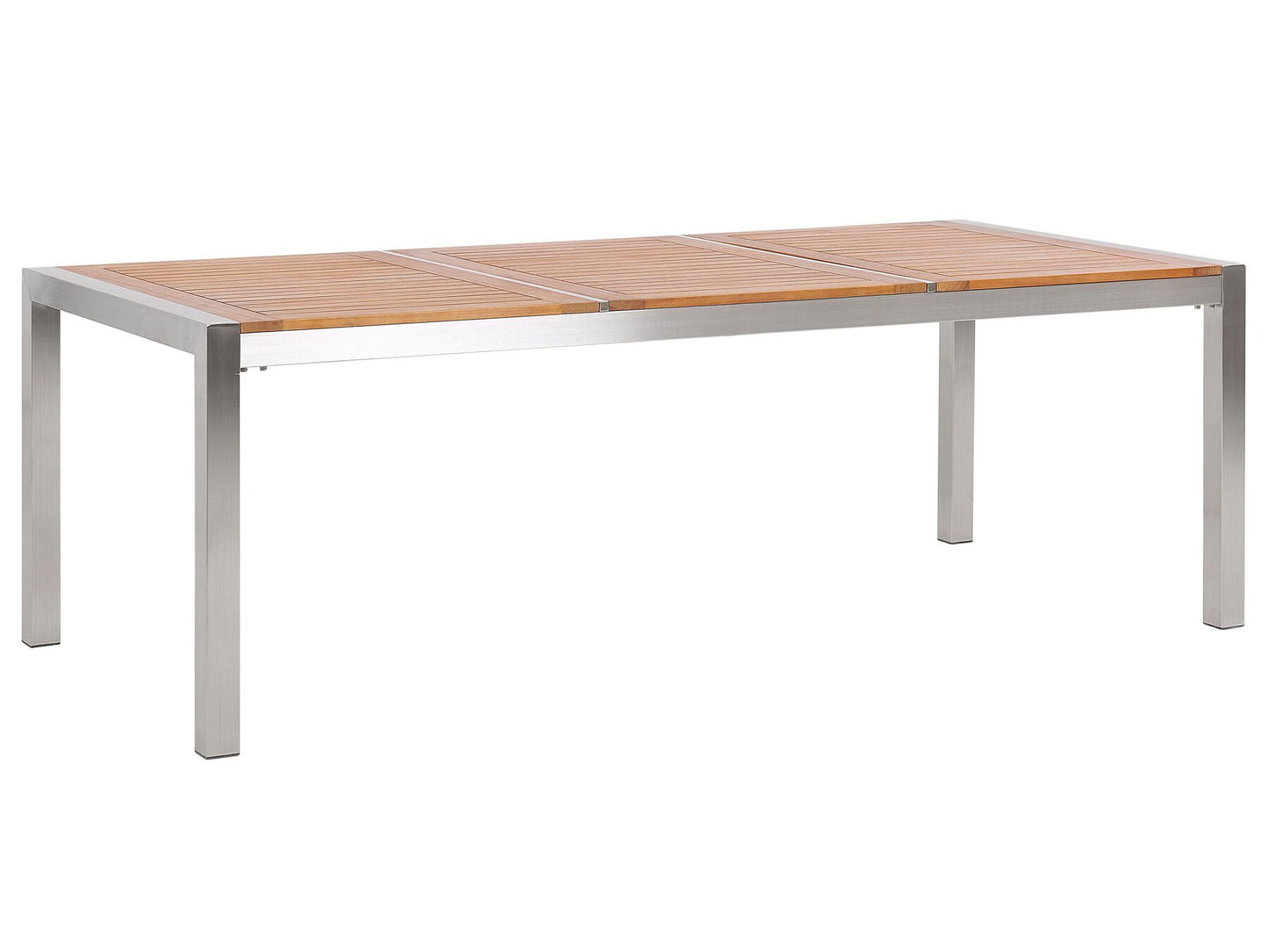Garden Dining Set 8 Seater GROSSETO Eucalyptus Wood Brown/ Grey