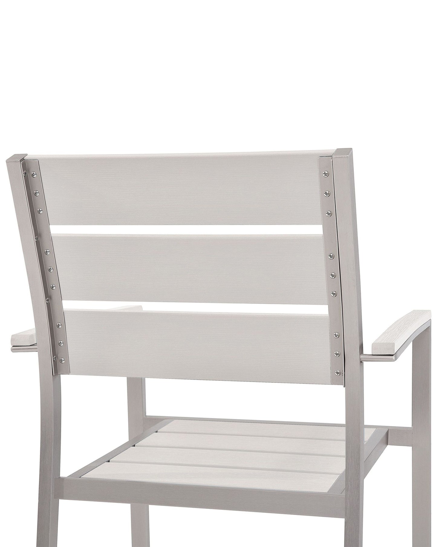 Set of 6 Garden Chairs VERNIO White