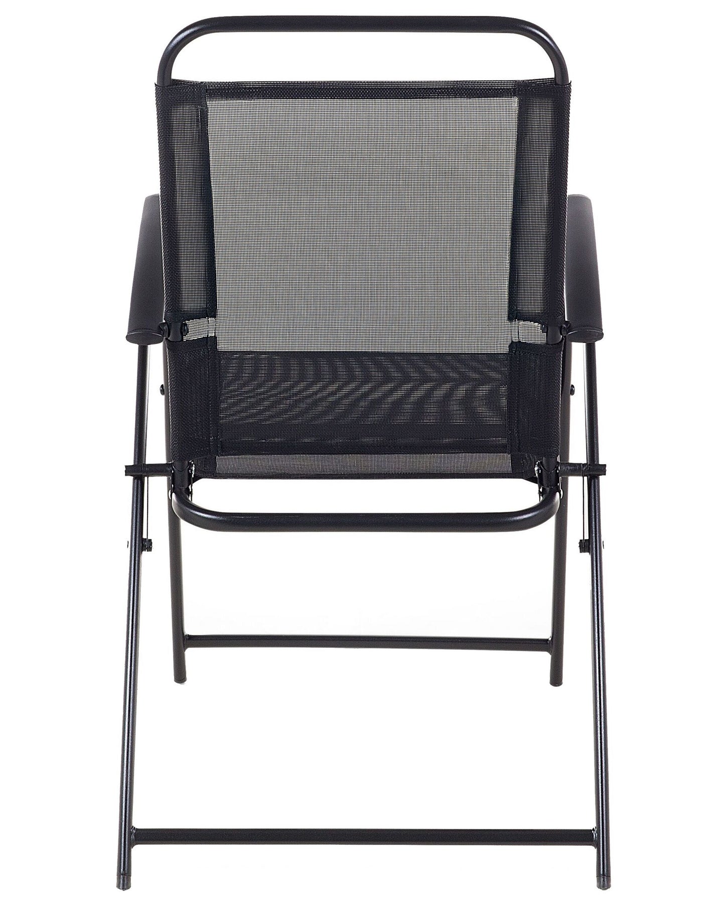 Set of 6 Garden Chairs LIVO Metal Black