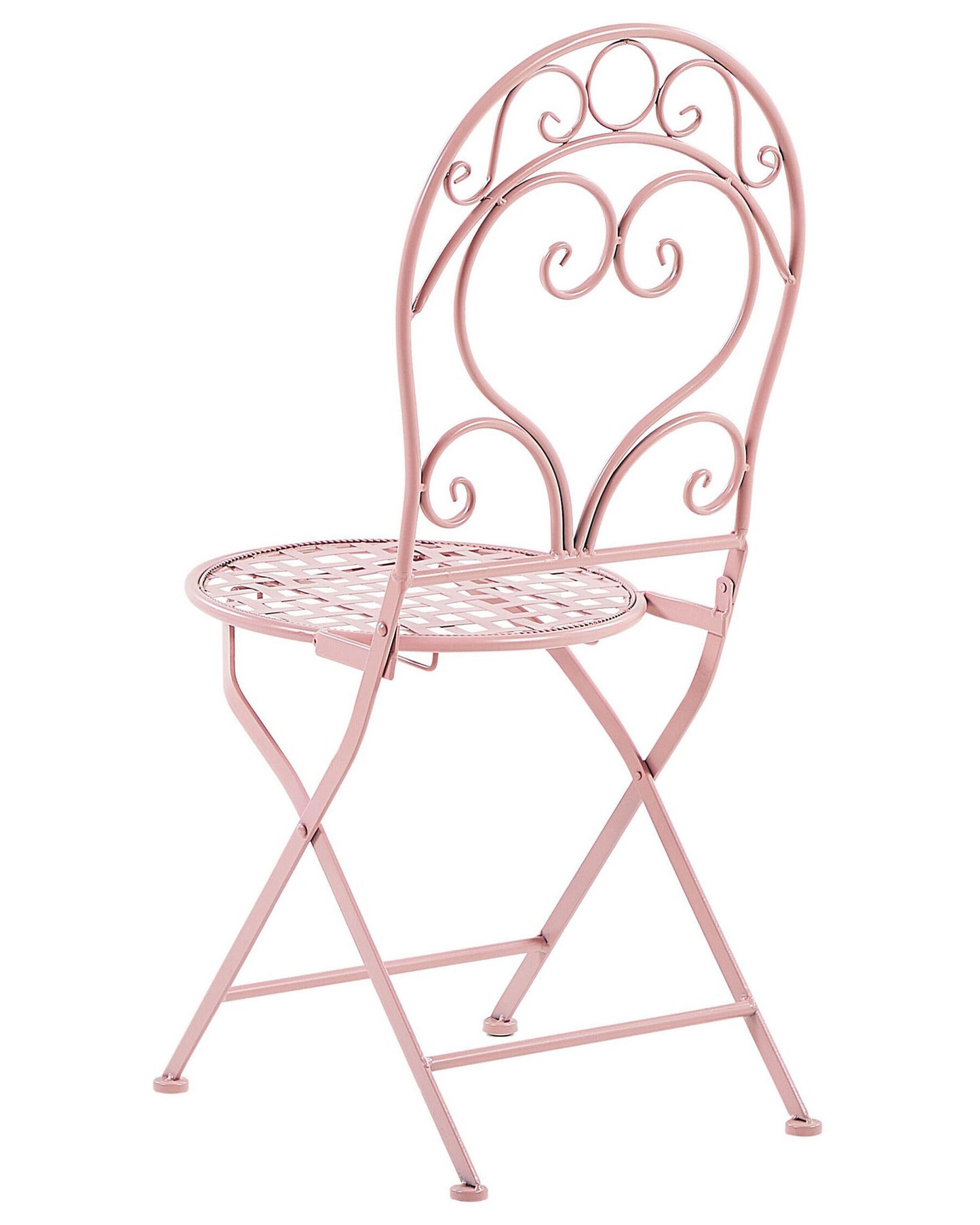 Set of 2 Garden Chairs ALBINIA Metal Pink