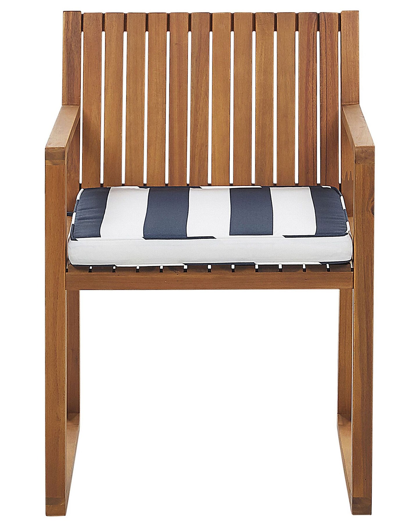 Garden Chair SASSARI Acacia Wood Navy Blue
