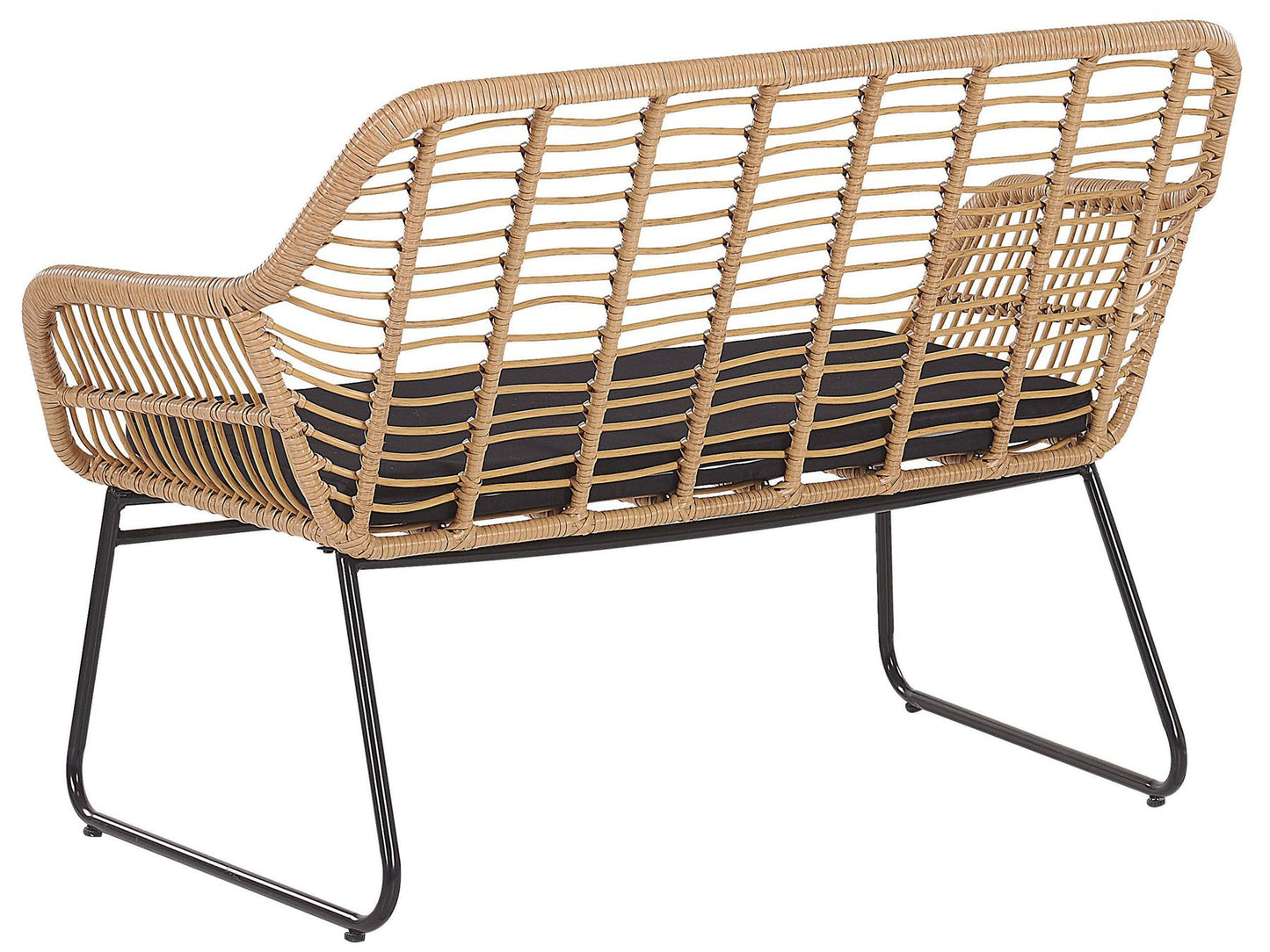 Garden Lounge Set with Table 4 Seater MINORI PE Rattan Beige