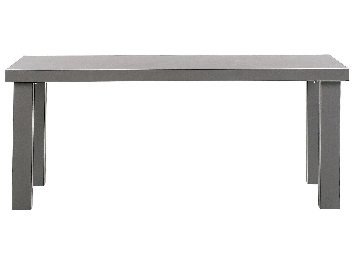 Garden Dining Set with Stools 6 Seater TARANTO Concrete Grey