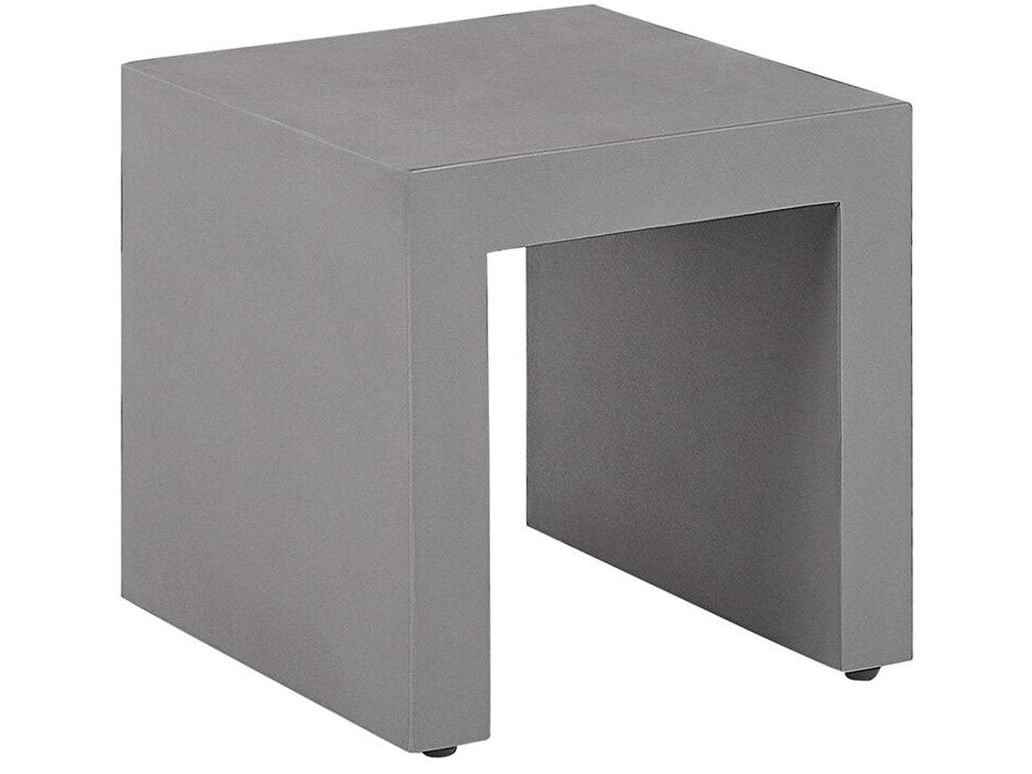 Garden Dining Set with Stools 6 Seater TARANTO Concrete Grey