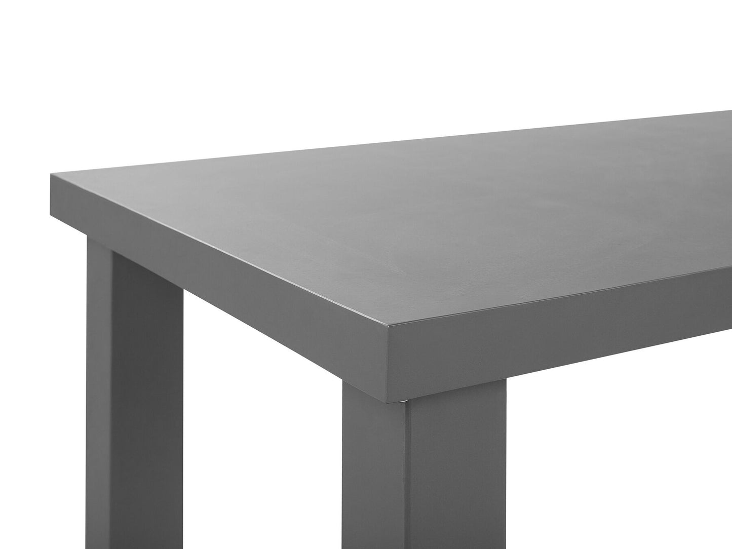 Garden Dining Set with Benches 4 Seater TARANTO Concrete Grey