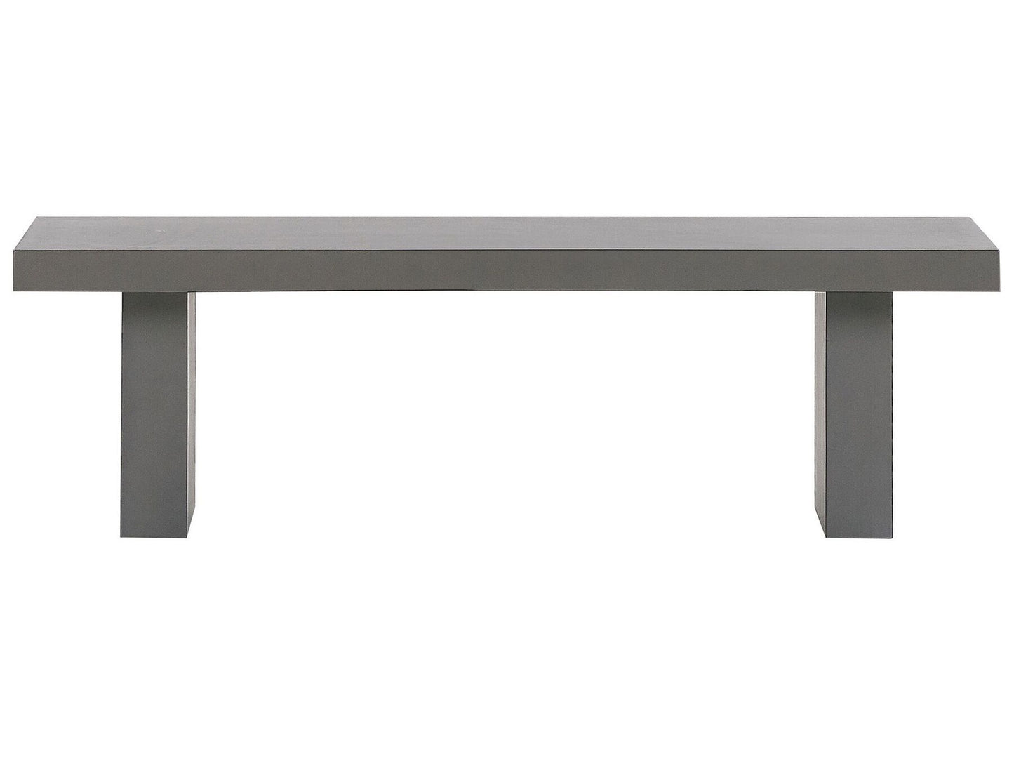 Garden Dining Set with Benches 4 Seater TARANTO Concrete Grey