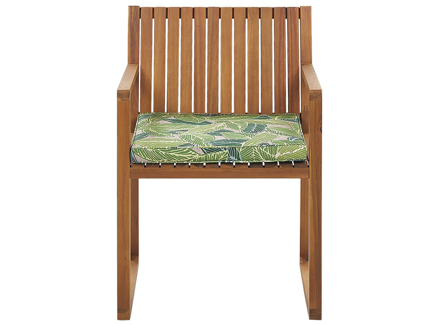 Garden Dining Set 8 Seater SASSARI with Cushions Acacia Wood Green