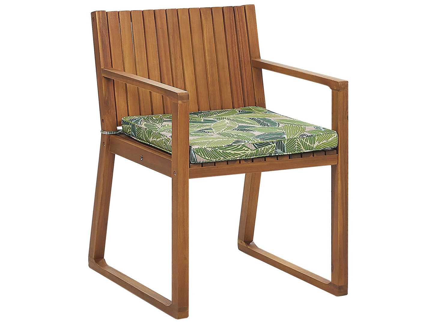 Garden Dining Set 8 Seater SASSARI with Cushions Acacia Wood Green