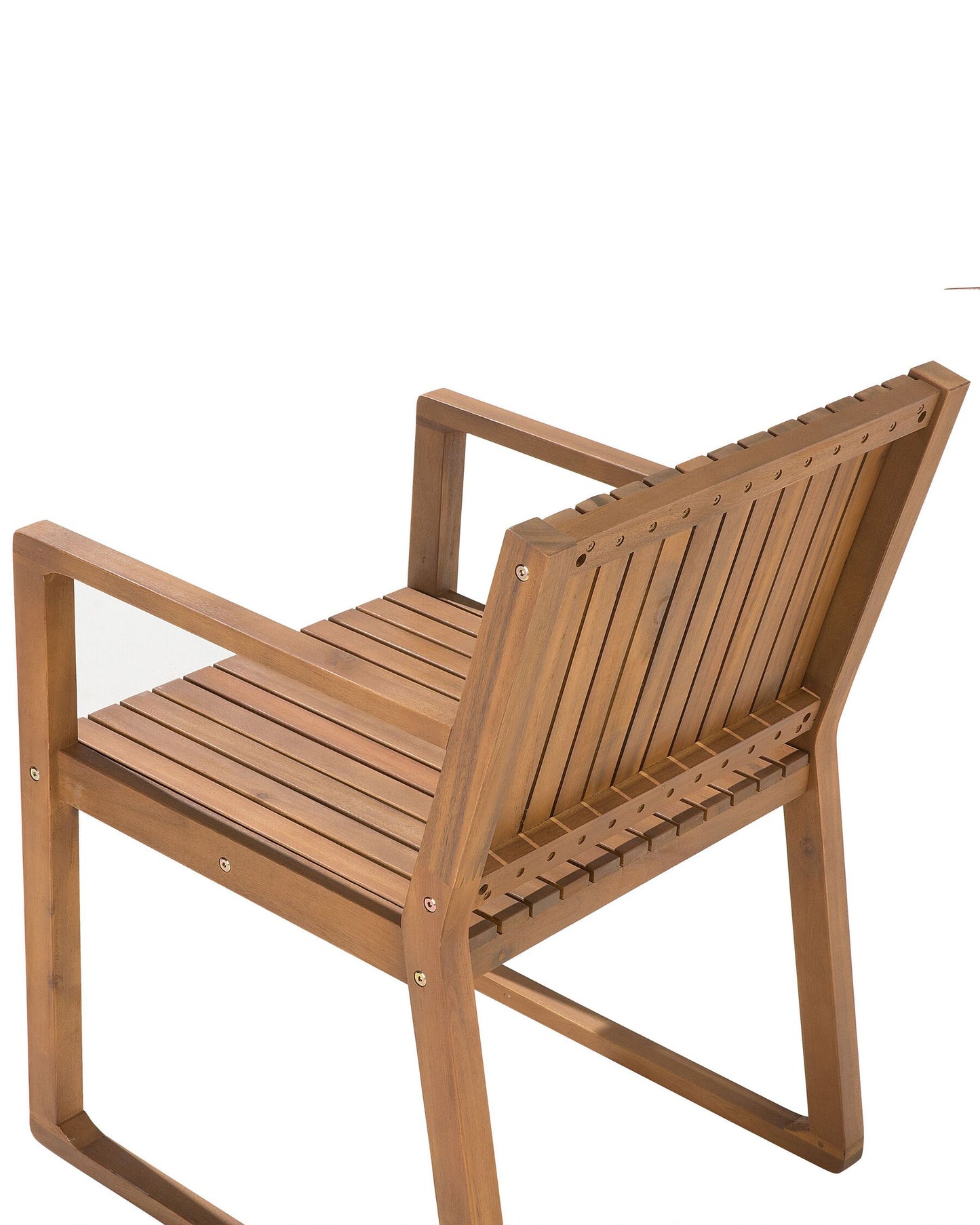 Garden Chair SASSARI Acacia Wood Navy Blue