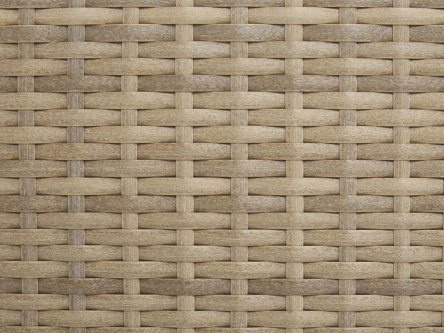 Garden Lounge Set with Table 8 Seater Modular Rattan Light Brown