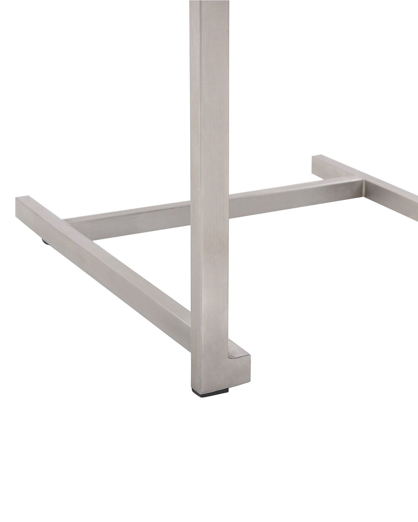 Set of 6 Garden Chairs COSOLETO Stainless Steel Grey