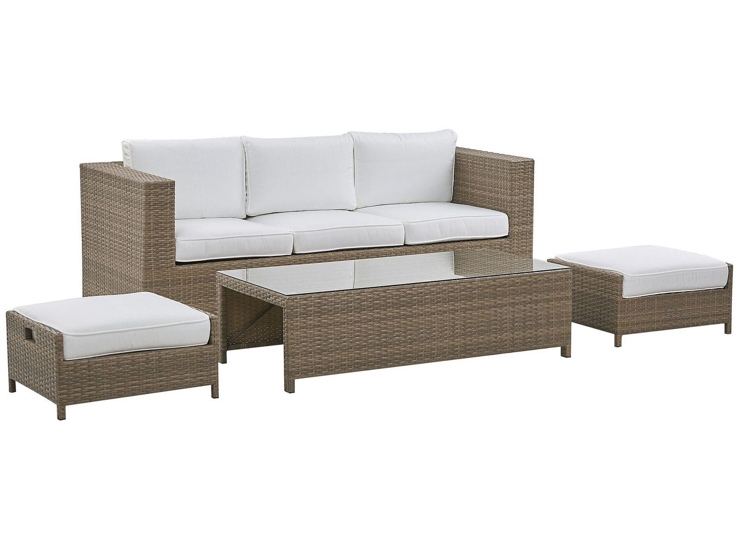 garden sofa 2 seater susua rattan natural