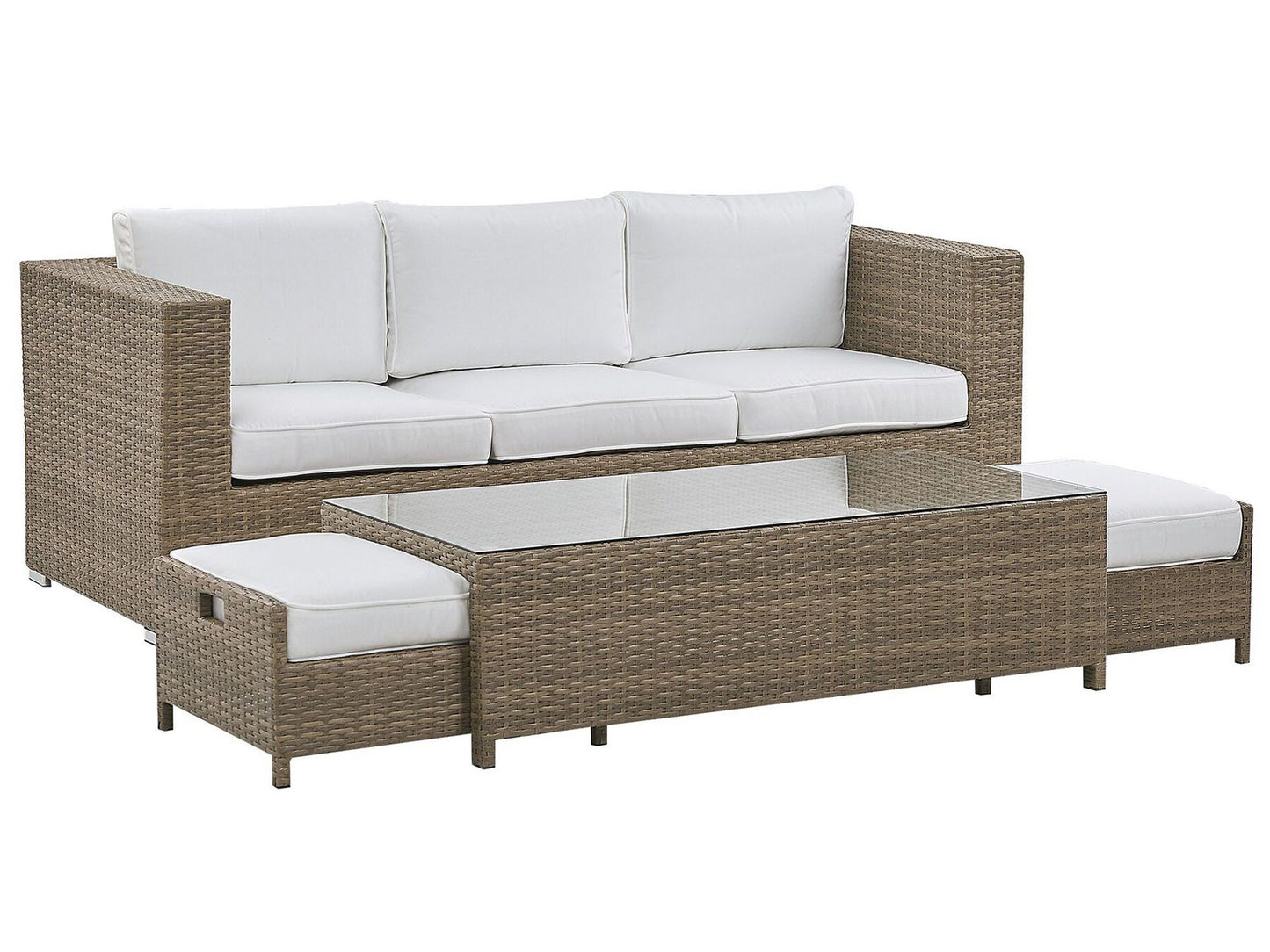 garden sofa 2 seater susua rattan natural