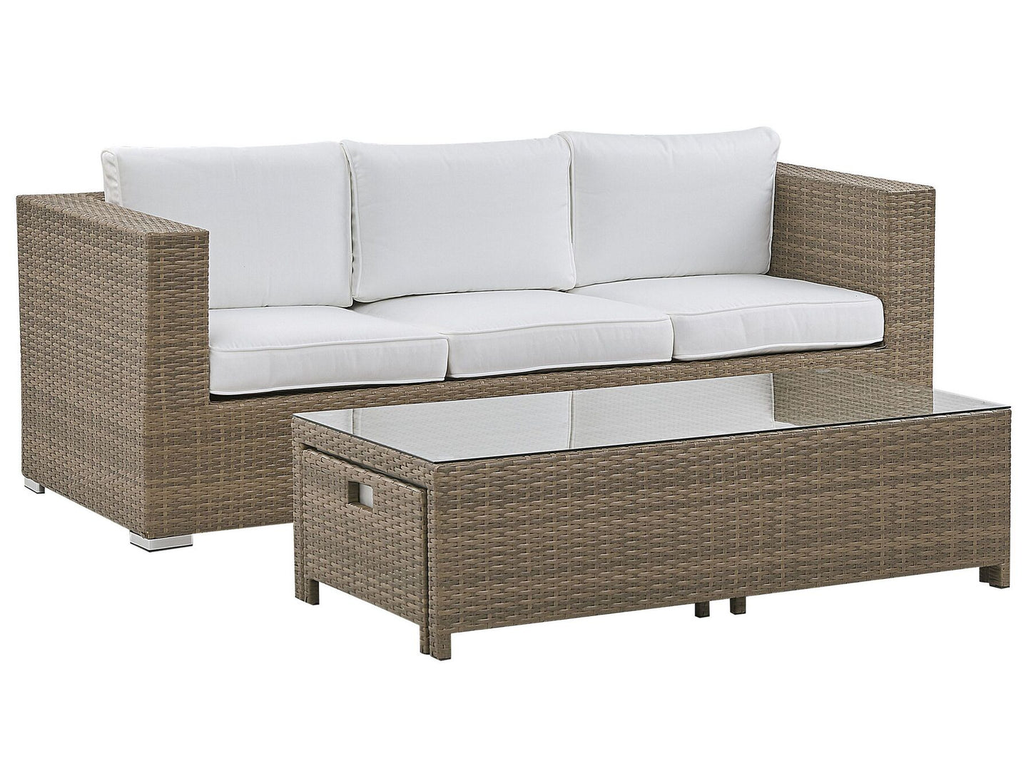 garden sofa 2 seater susua rattan natural