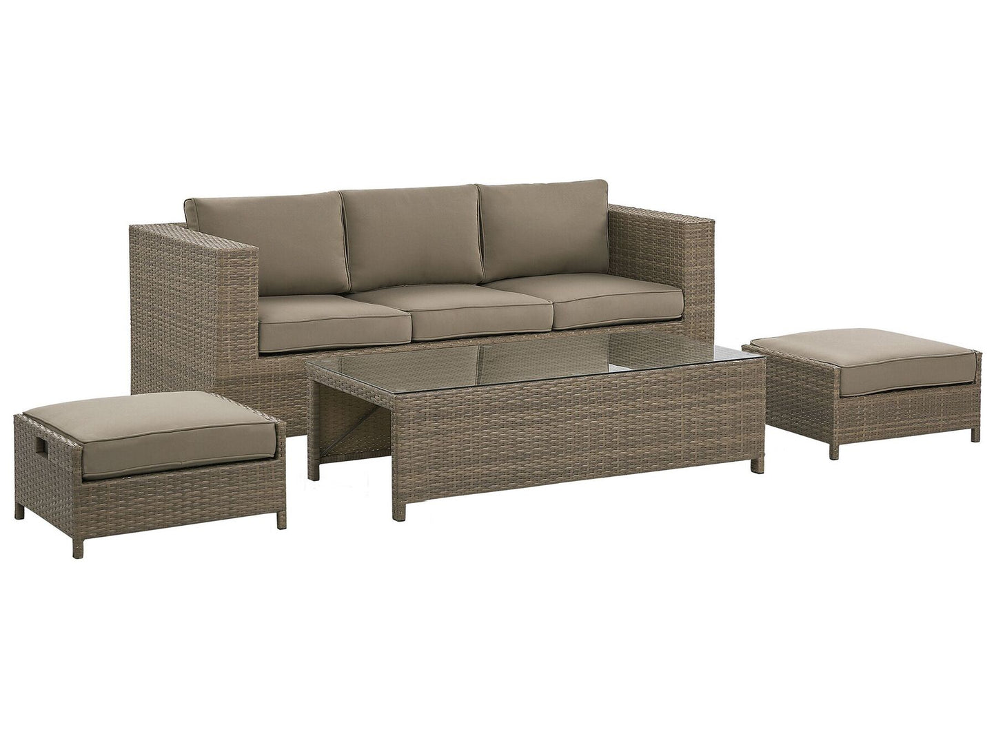 garden sofa 2 seater susua rattan natural