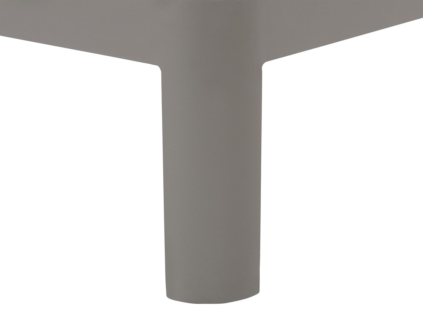 Garden Corner Sofa with Ottoman 5 Seater FERENTINO Modular Metal Grey