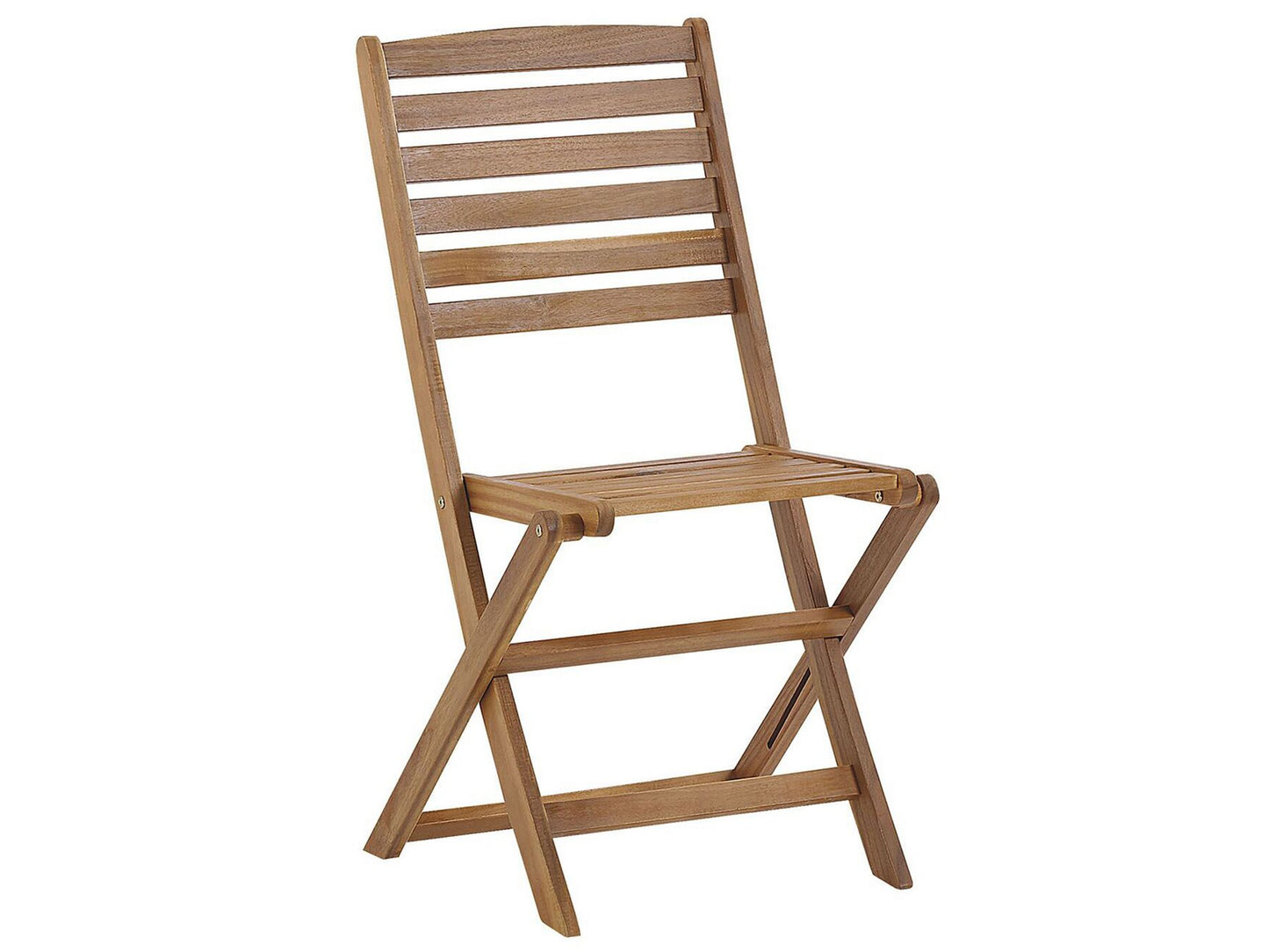 Garden Dining Set 6 Seater TOLVE Acacia Wood Brown