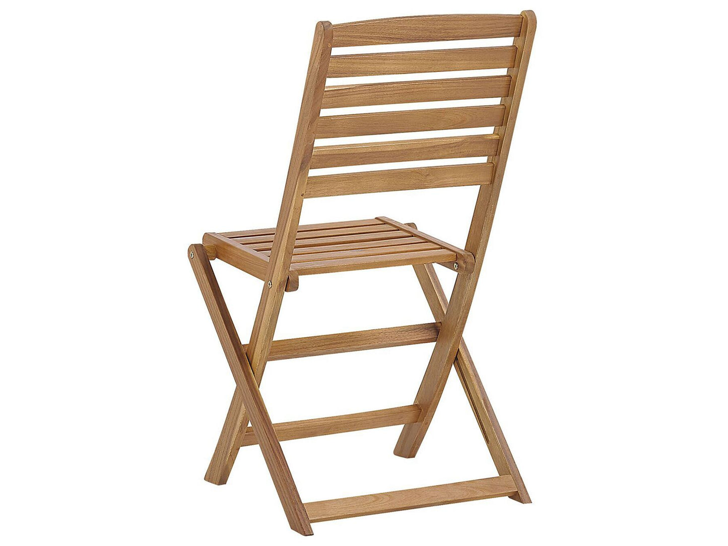 Garden Dining Set 6 Seater TOLVE Acacia Wood Brown