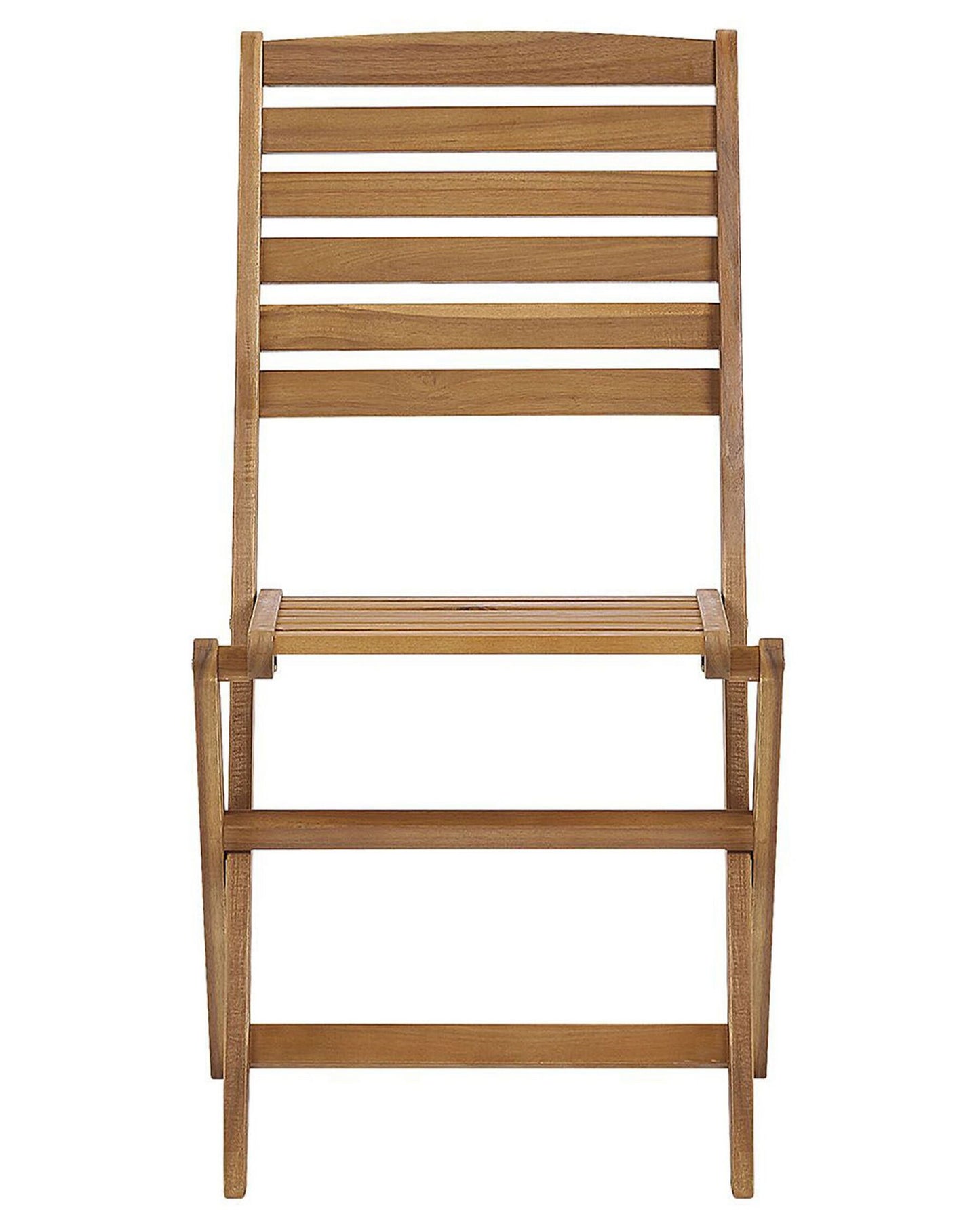 Set of 6 Garden Chairs TOLVE Acacia Wood Brown