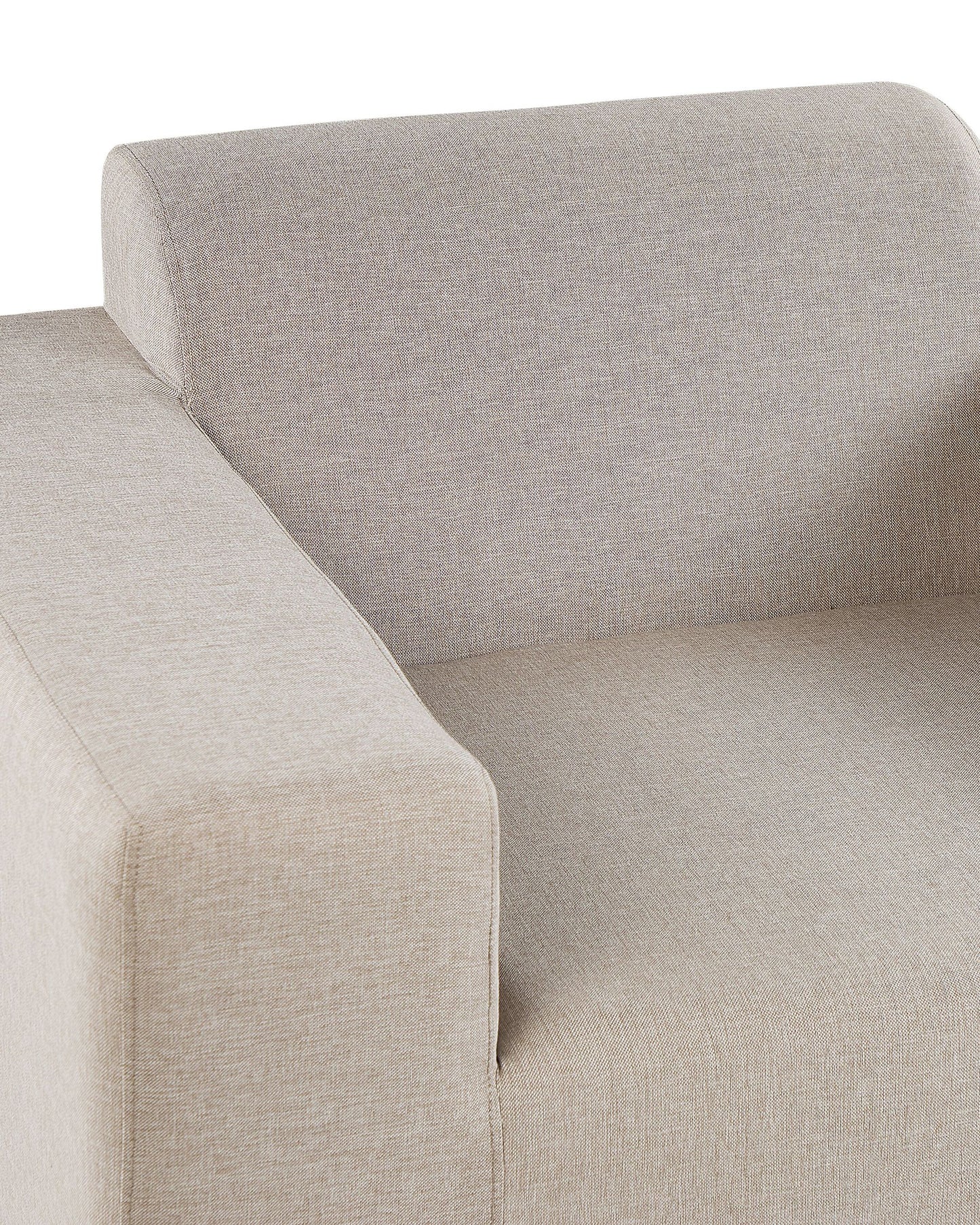 Set of 2 Garden Armchairs ROVIGO Fabric Beige