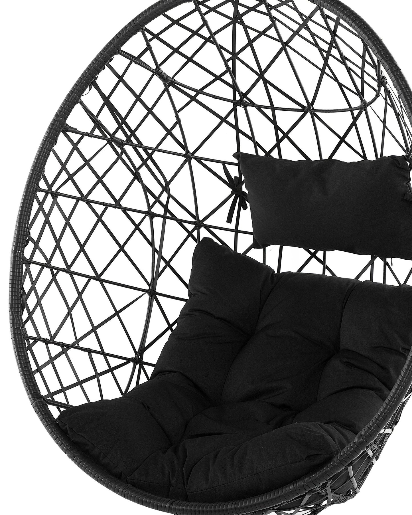 Hanging Chair ALATRI PE Rattan Black