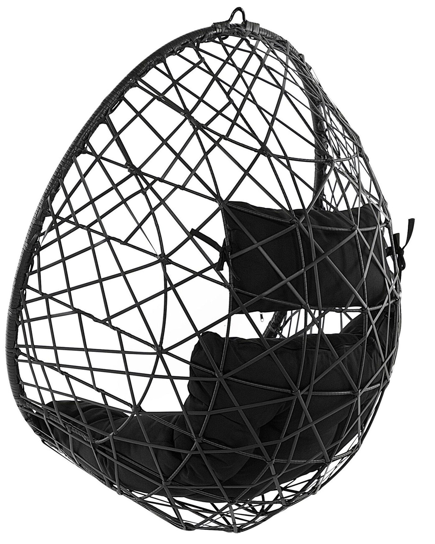 Hanging Chair ALATRI PE Rattan Black