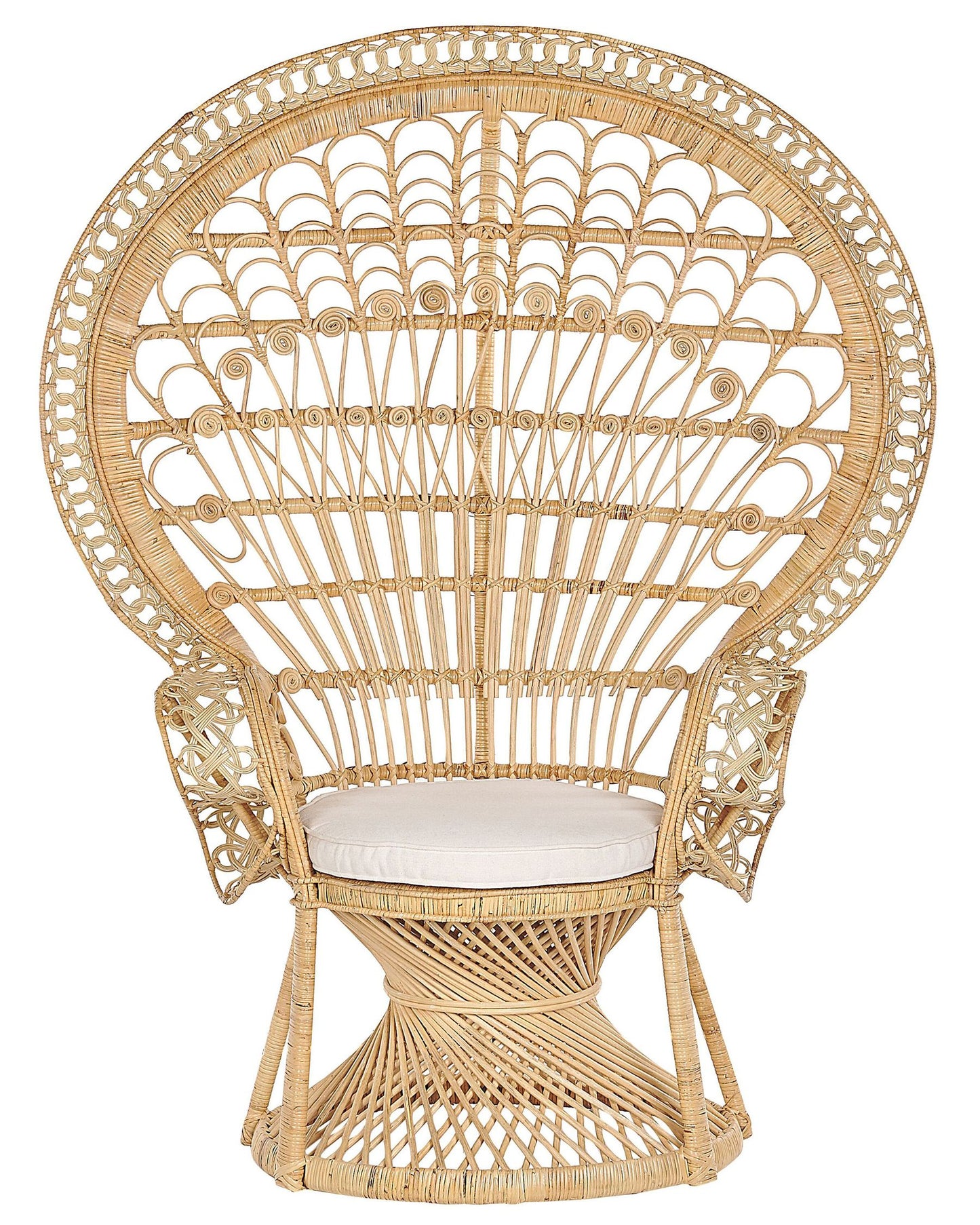 Peacock Chair EMMANUELLE Rattan Natural